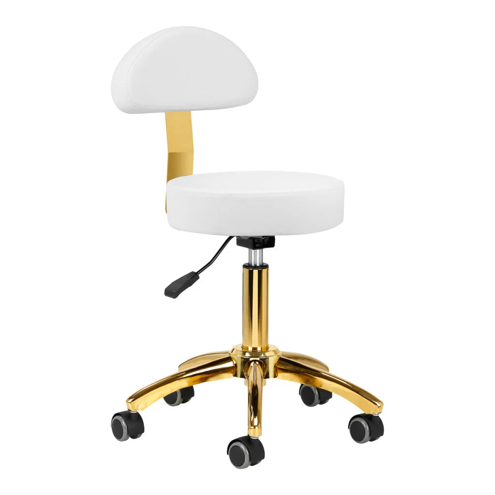 Activeshop Sgabello Cosmetico Am-304G Bianco
