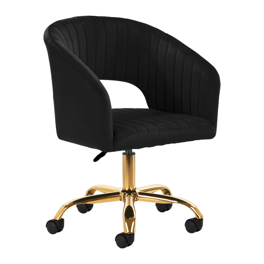 Sedia Girevole 4Rico Qs-Of212G Nera