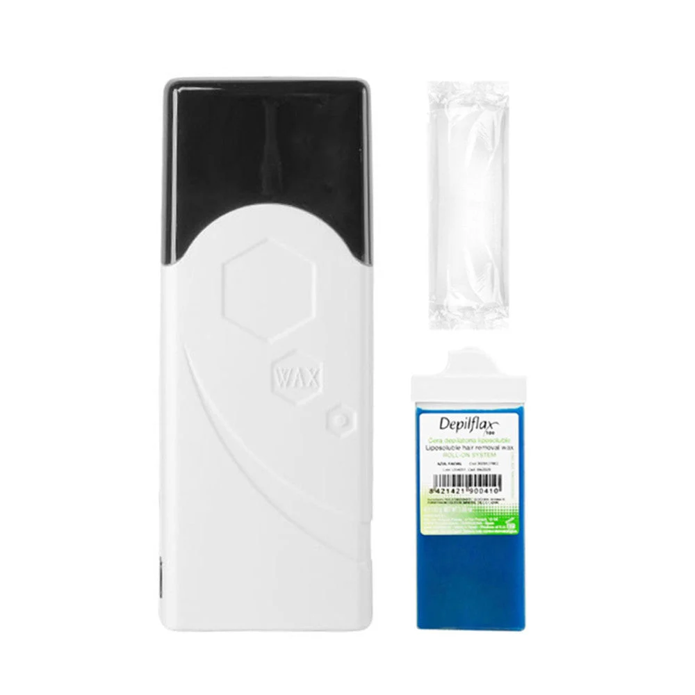 Activeshop Kit Di Depilazione Iwax Rotolo Singolo F-0 40W Bianco + Rotolo + Strisce