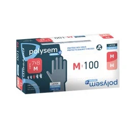 Polysem Guanto Latex Senza Polvere TM 1 Unità