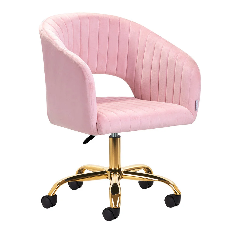 Sedia Girevole 4Rico Qs-Of212G Rosa