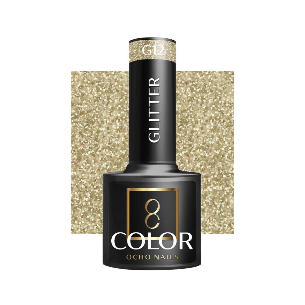 Smalto Ocho Nails Hybrid Glitter G12 -5 G