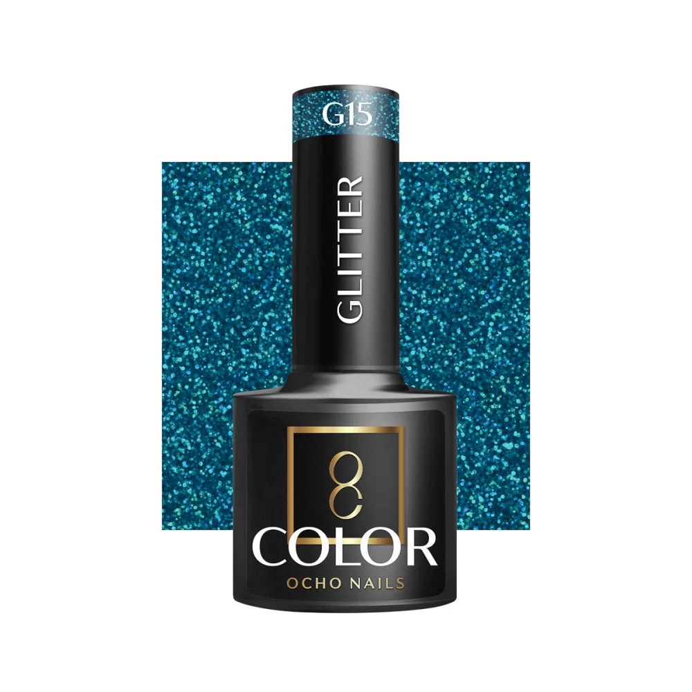 Smalto Ocho Nails Hybrid Glitter G15 -5 G