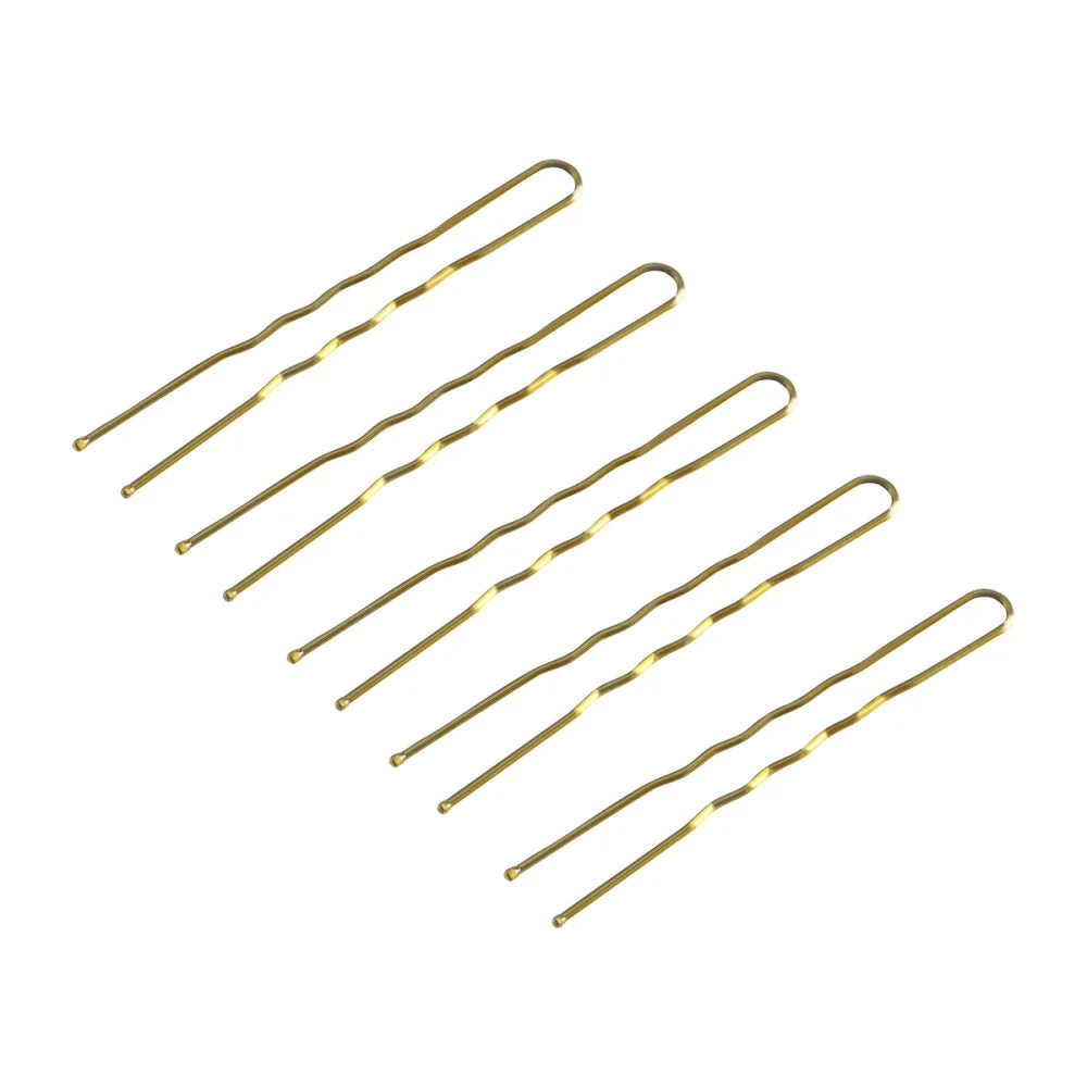 Activeshop Fiocchi Per Capelli Da Parrucchiere E-57 120 Pezzi 5,6 Cm Dorato