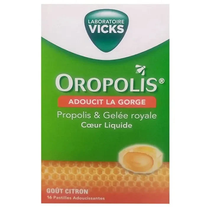 Oropolis Pappa Reale - Ammorbidisce la Gola - Gusto Limone 16 pastiglie
