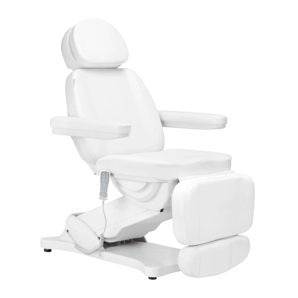 Sedia Cosmetica Elettrica Sillon Classic 3 Motori Con Riscaldamento Seconda Edizione Bianca