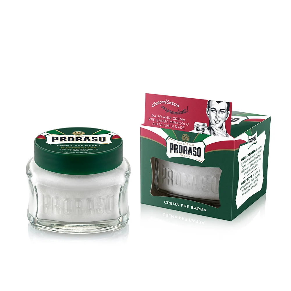 Crema prebarba CLASSICA con olio di eucalipto e mentolo