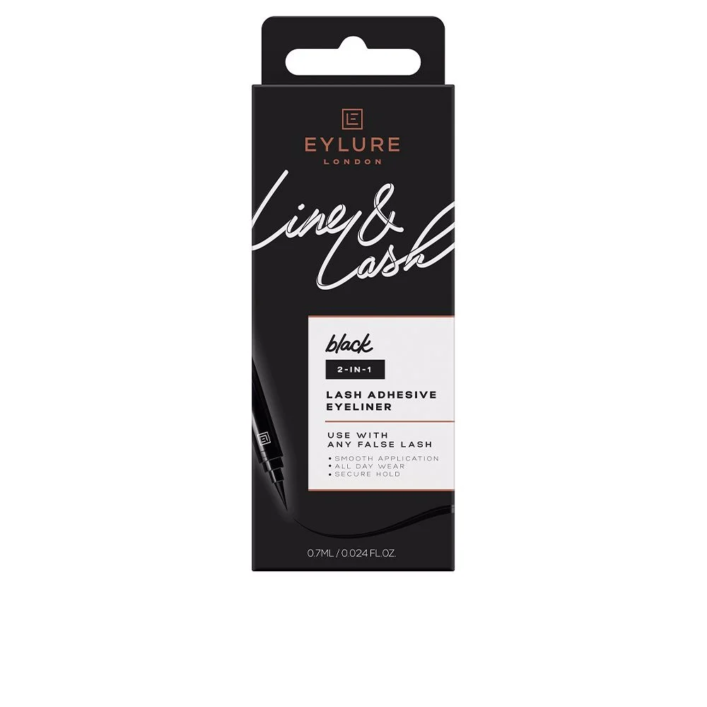 LINE & LASH 2-in-1 lash adhesive eyeliner #black noir