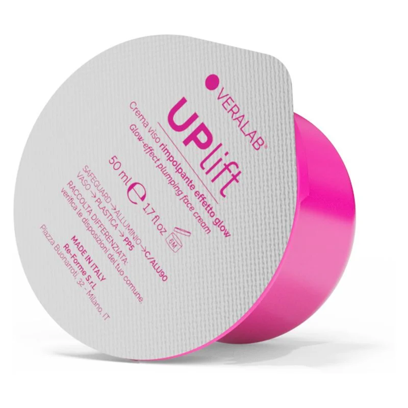 Veralab Uplift Crema Viso Ricarica - Crema Viso Rimpolpante Effetto Glow 50 Ml