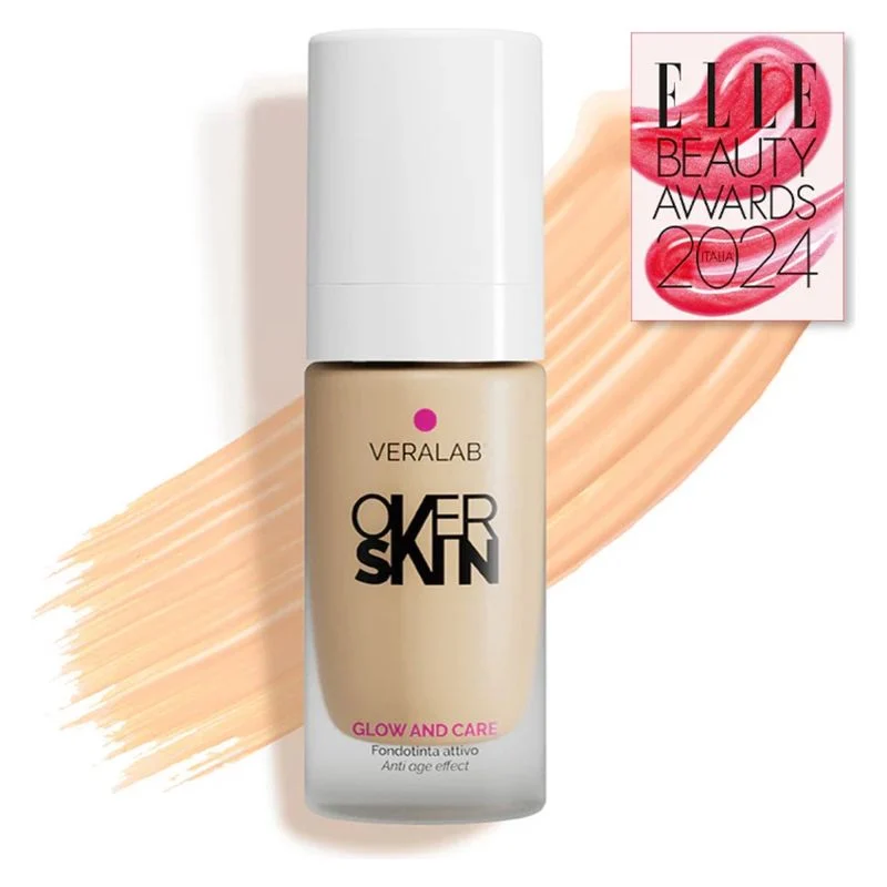 Overskin Glow And Care - Fondotinta Attivo, Luminoso E Idratante 05 - Ecru 30 Ml