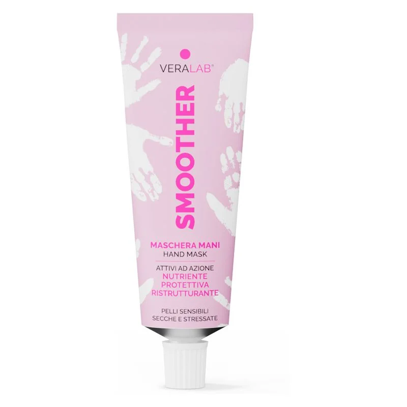 Veralab Smoother - Maschera Mani Pelli Sensibili Secche E Stressate 50 Ml