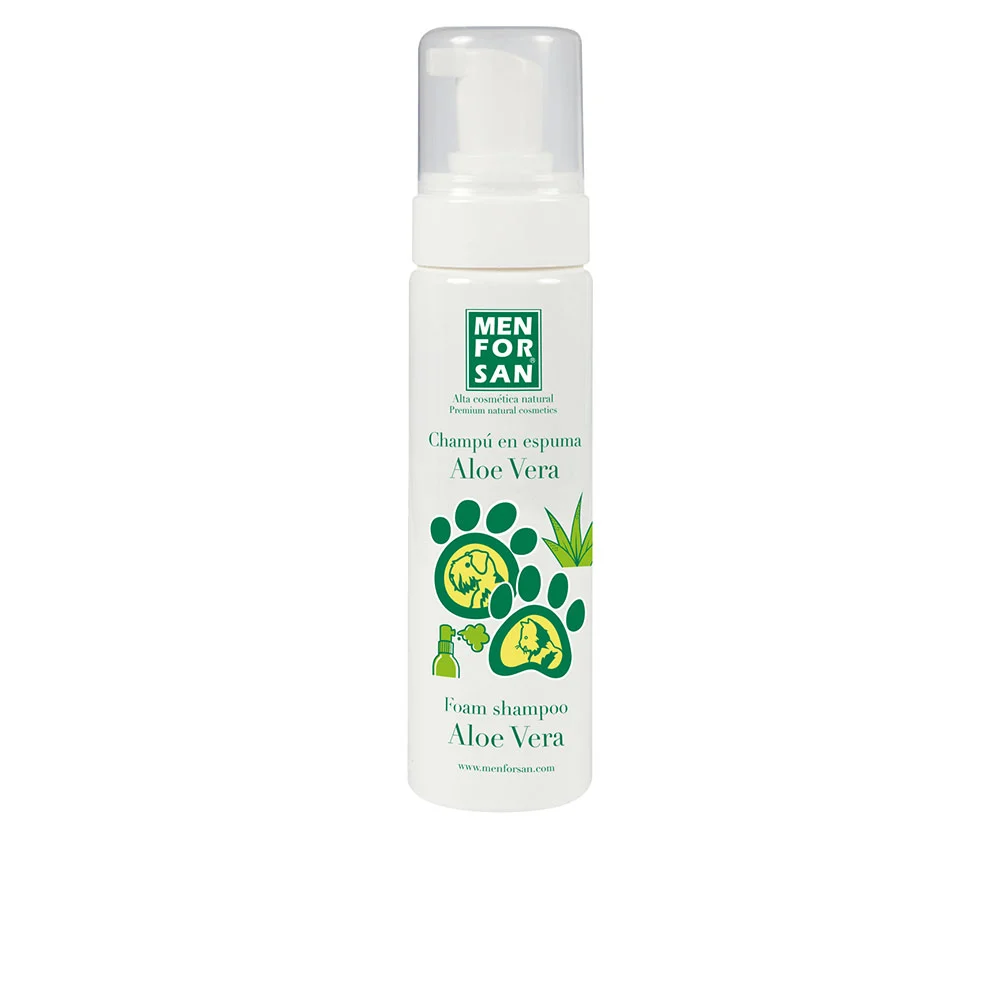 CHAMPÚ PERROS Y GATOS en espuma con aloe vera