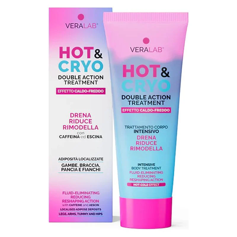 Veralab Hot&Cryo - Trattamento Corpo Intensivo Effetto Caldo-Freddo 200 Ml