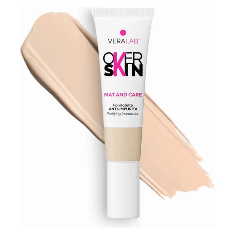 Overskin Mat And Care - Fondotinta Anti Imperfezioni 02 - Shell 30 Ml