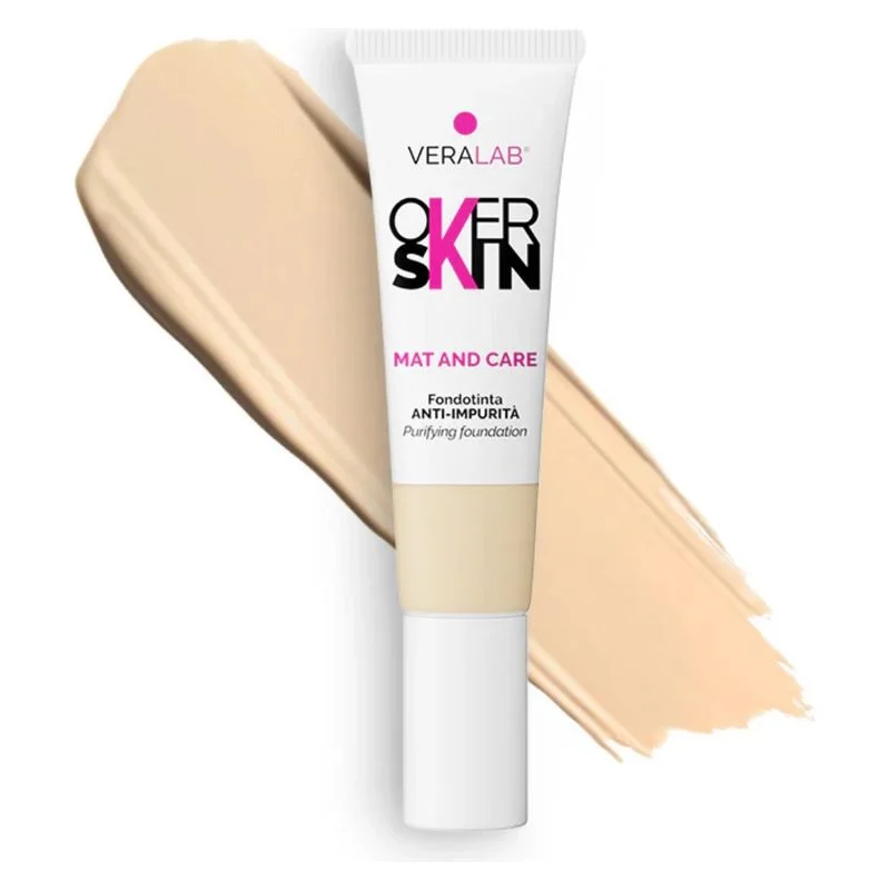 Overskin Mat And Care - Fondotinta Anti Imperfezioni 03 - Vanilla 30 Ml