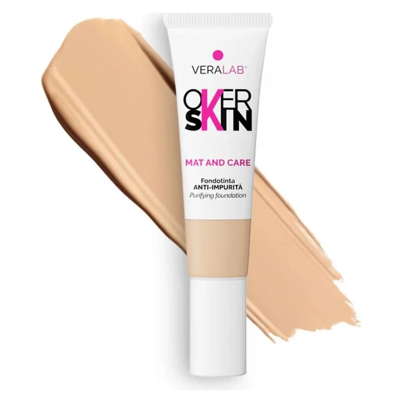 Overskin Mat And Care - Fondotinta Anti Imperfezioni 04 - Cream 30 Ml