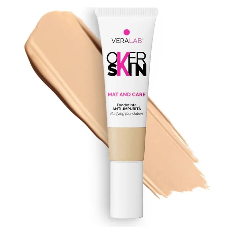 Overskin Mat And Care - Fondotinta Anti Imperfezioni 05 - Ecru 30 Ml