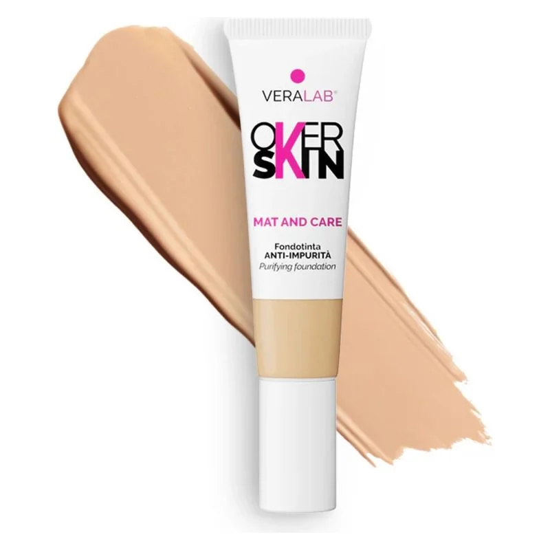 Overskin Mat And Care - Fondotinta Anti Imperfezioni 5.5 - Caramel 30 Ml