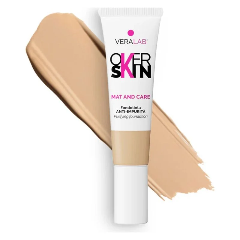 Overskin Mat And Care - Fondotinta Anti Imperfezioni 06 - Beige 30 Ml