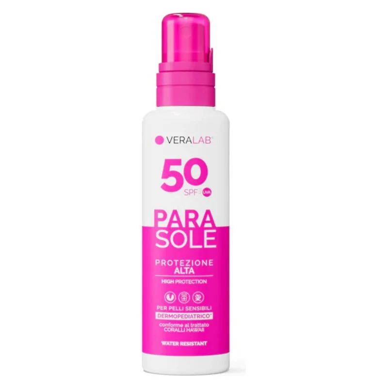 Veralab Parasole 50 - Latte Solare Spray - Spf 50 200 ML