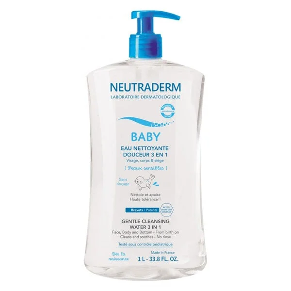 Neutraderm Baby Acqua Detergente Delicata 3 In 1 Pelli Sensibili Pelli Sensibili 1l