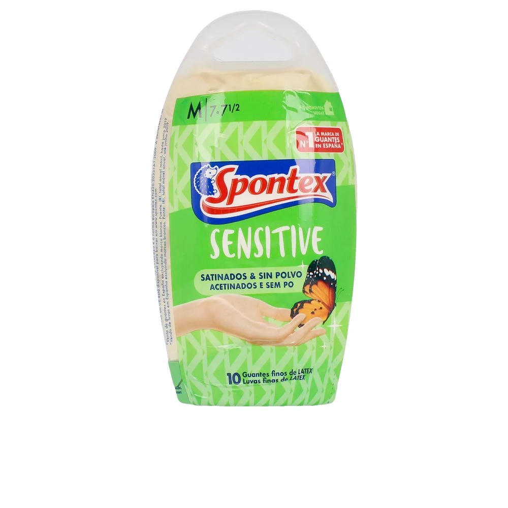 LATEX SENSITIVE guantes satinados sin polvo talla M