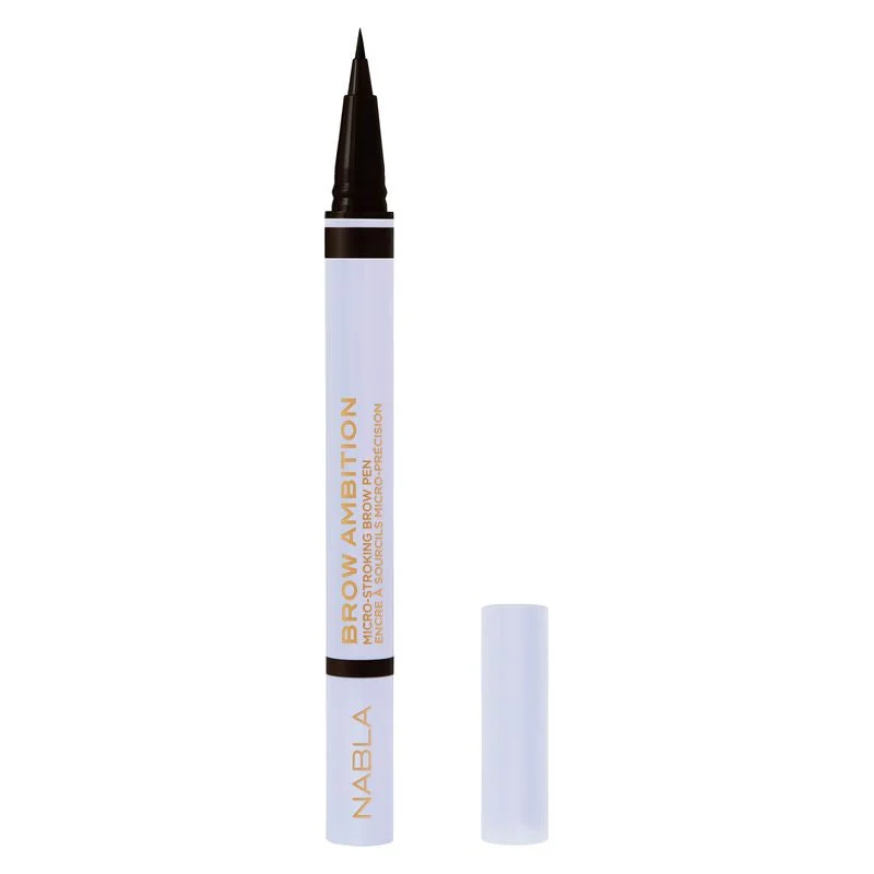 Nabla Brow Ambition Micro-Stroking Brow Pen Nero Marrone 0,44 Ml