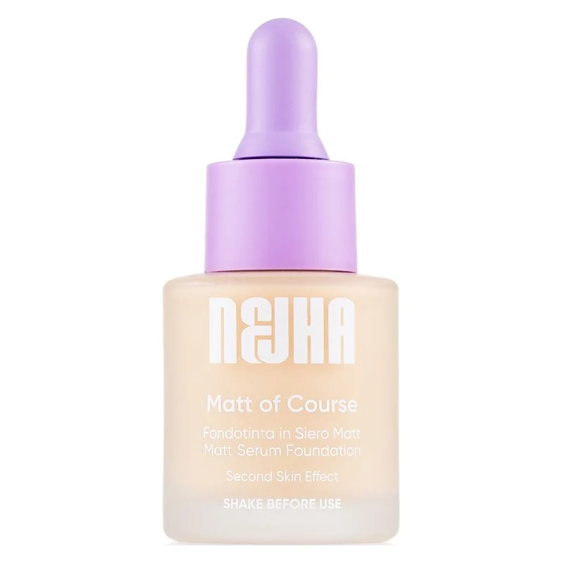 Nejha Matt Of Course – Fondotinta Matt C01 - Porcelain (18 Ml)
