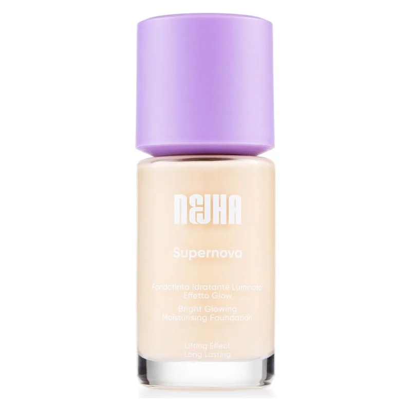 Nejha Supernova - Fondotinta Idratante Luminoso Effetto Glow C01 - Porcelain (27 Ml)