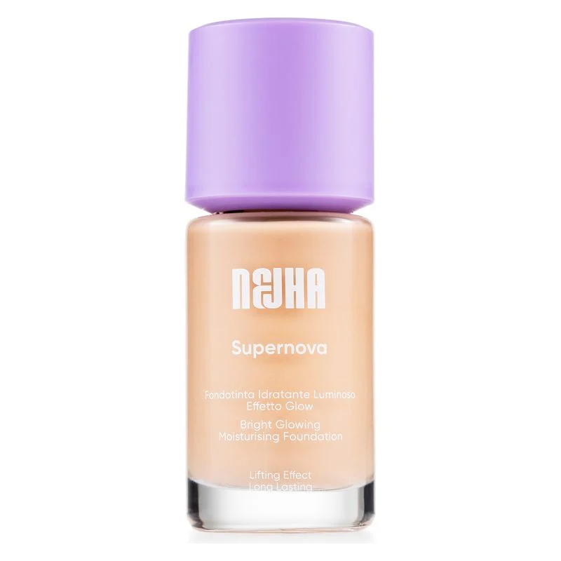 Nejha Supernova - Fondotinta Idratante Luminoso Effetto Glow P07 - Hazelnut 27 Ml