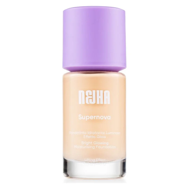 Nejha Supernova - Fondotinta Idratante Luminoso Effetto Glow W05 - Sand 27 Ml