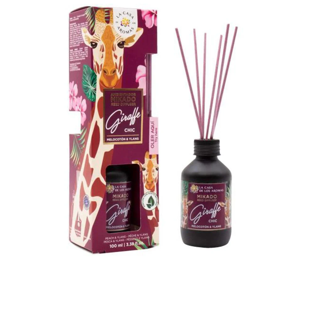 Deodorante per ambienti Giraffe Chic Mikado #pesca e ylang
