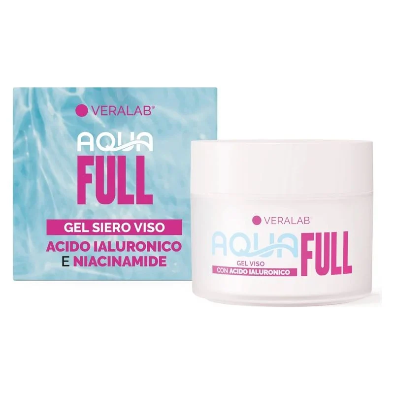 Veralab Aqua Full Gel Siero Viso Acido Ialuronico E Niacinamide 50 Ml