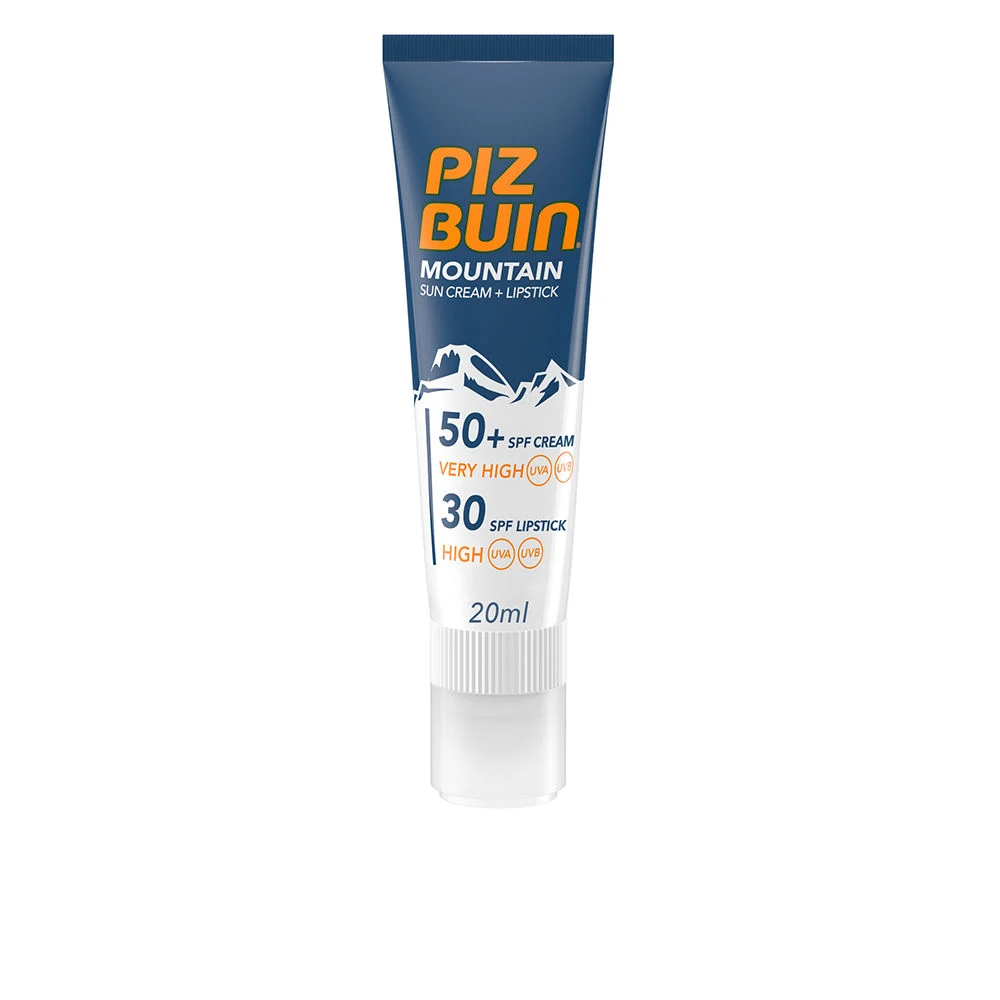 PIZ BUIN MOUNTAIN SPF50+ crema solare 20 ml + rossetto F20