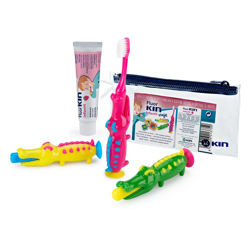 LOTTO COCCODRILLO DA VIAGGIO PER BAMBINI FLUORKIN
