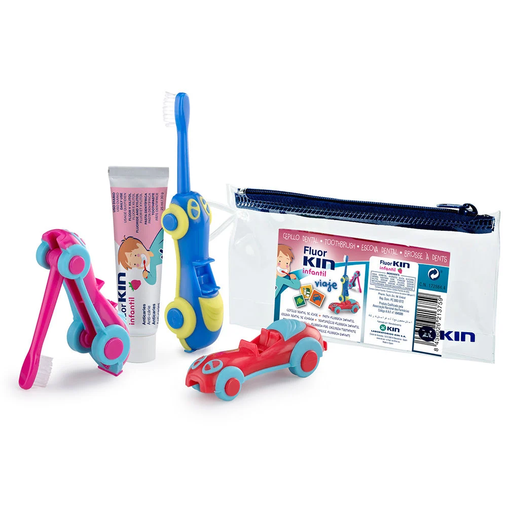 LOTTO DI AUTO DA VIAGGIO PER BAMBINI FLUORKIN