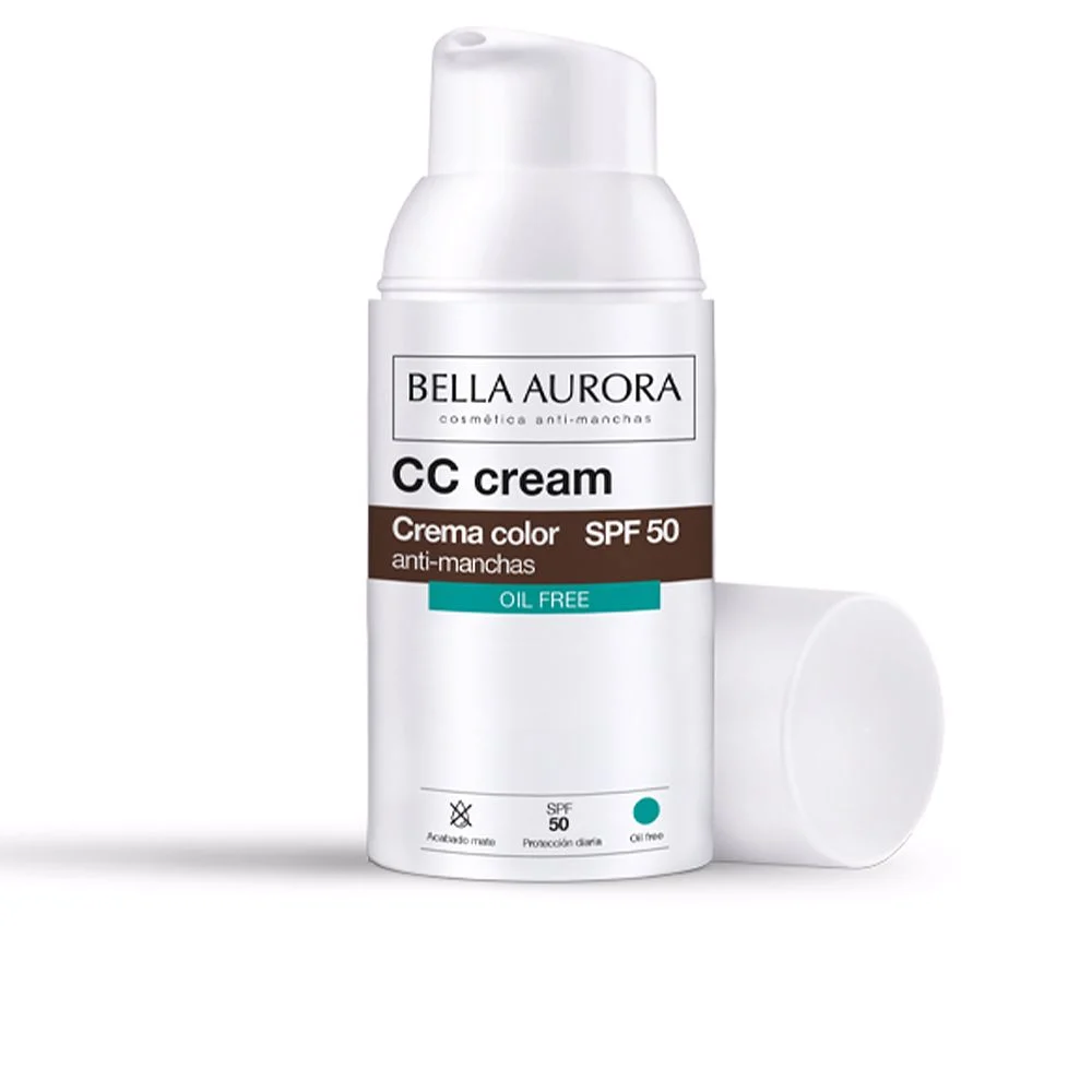 CC CREAM antimacchia senza olio SPF50