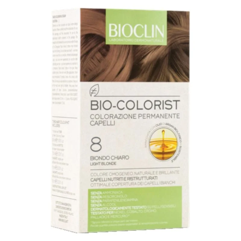 Bioclin Bio-Colorist Colorazione Permanente Capelli 8 Biondo Chiaro