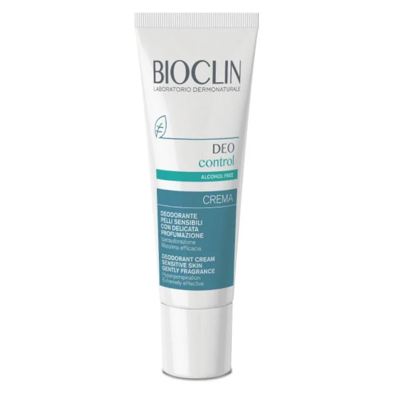 Bioclin Deo Control Crema - Deodorante Peli Sensibili Con Delicata Profumazione 30 Ml