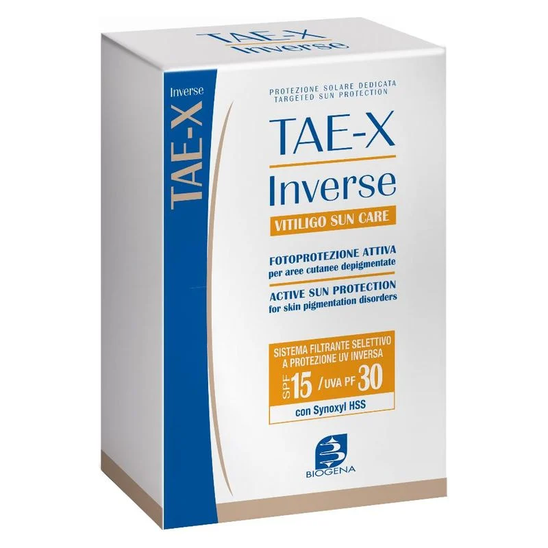 Biogena Tae-X Inverse Vitiligo Solare Spf 15 50 Ml