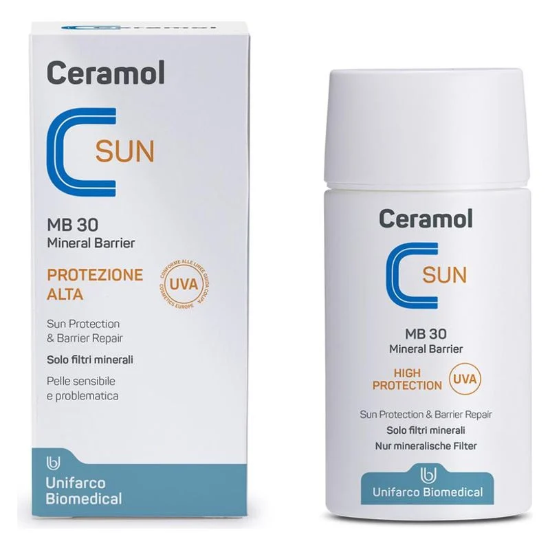 Ceramol Sun Mb 30 Mineral Barrier Protezione Alta 50 Ml