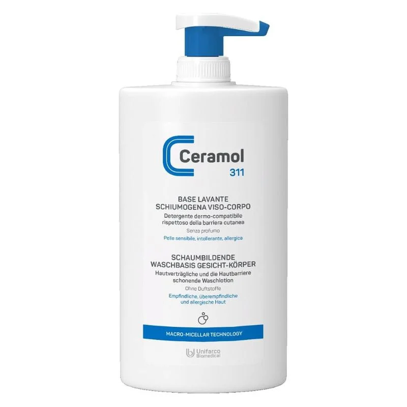 Ceramol 311 Base Lavante Schiumogena Viso-Corpo 400 Ml