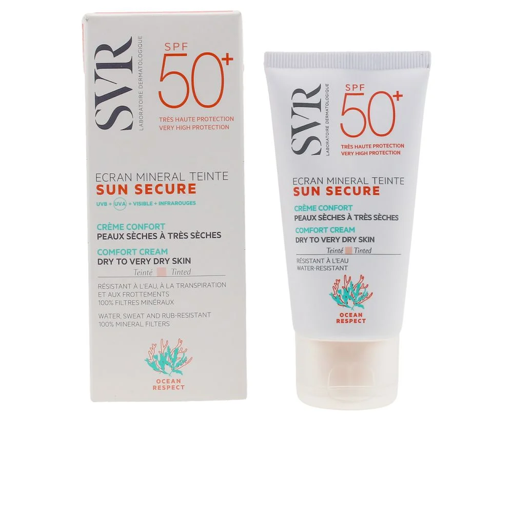 SUN SECURE ecran mineral dye peaux seches SPF50+