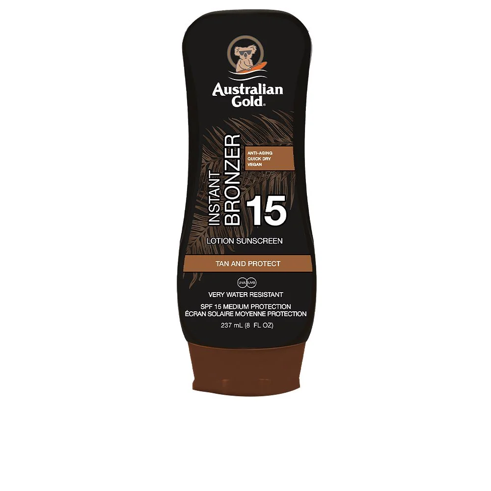 LOTION SUNSCREEN with bronzer SPF15