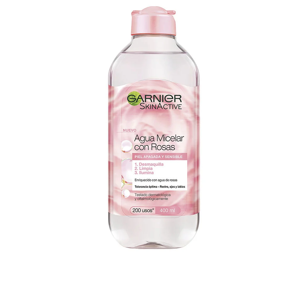 SKINACTIVE Acqua Micellare alla Rosa per Pelle Spenta e Sensibile