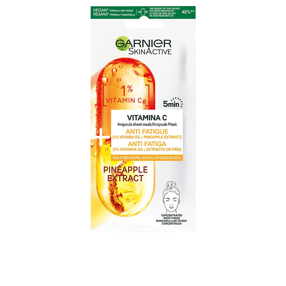 Maschera anti-fatica alla vitamina C SKINACTIVE