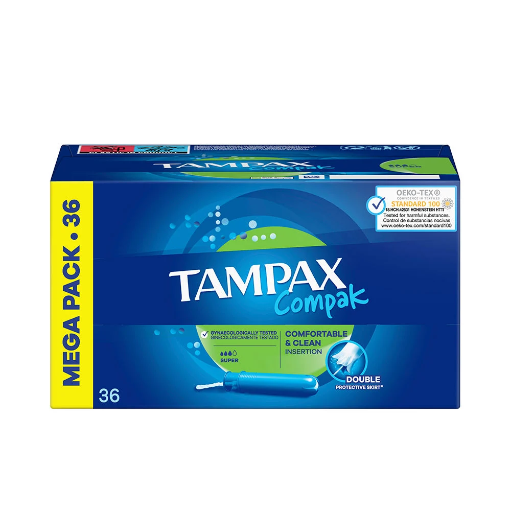 TAMPAX COMPAK tampón super