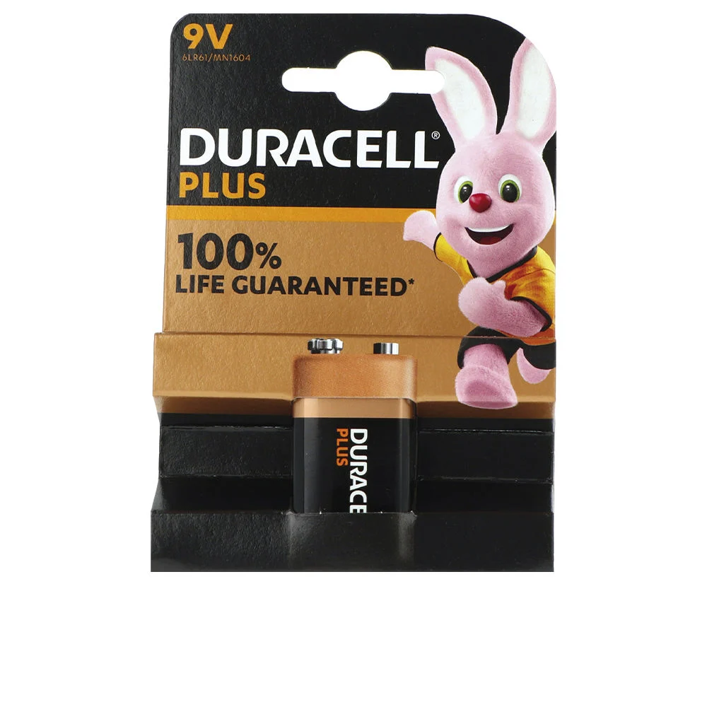Batteria DURACELL PLUS POWER 9V 6LR61/MN1604