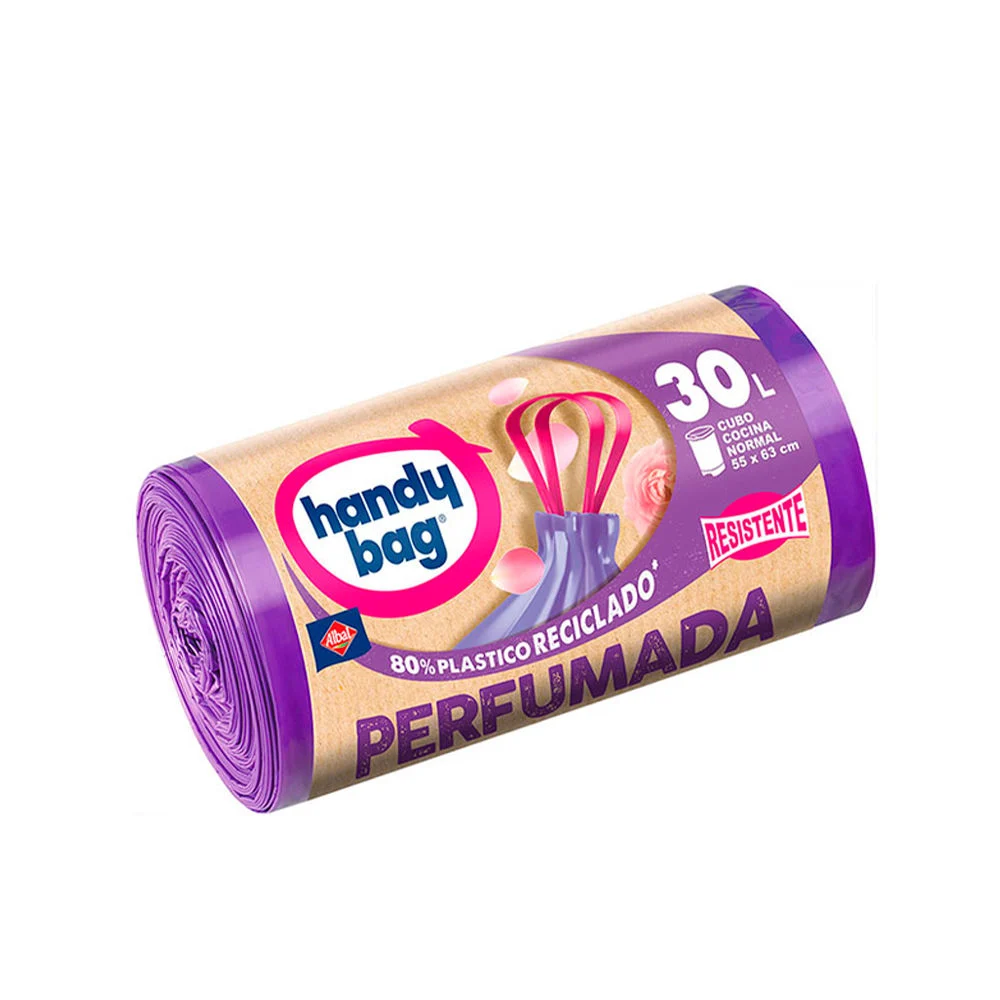 Sacco per rifiuti resistente e profumato HANDY BAG da 30 litri