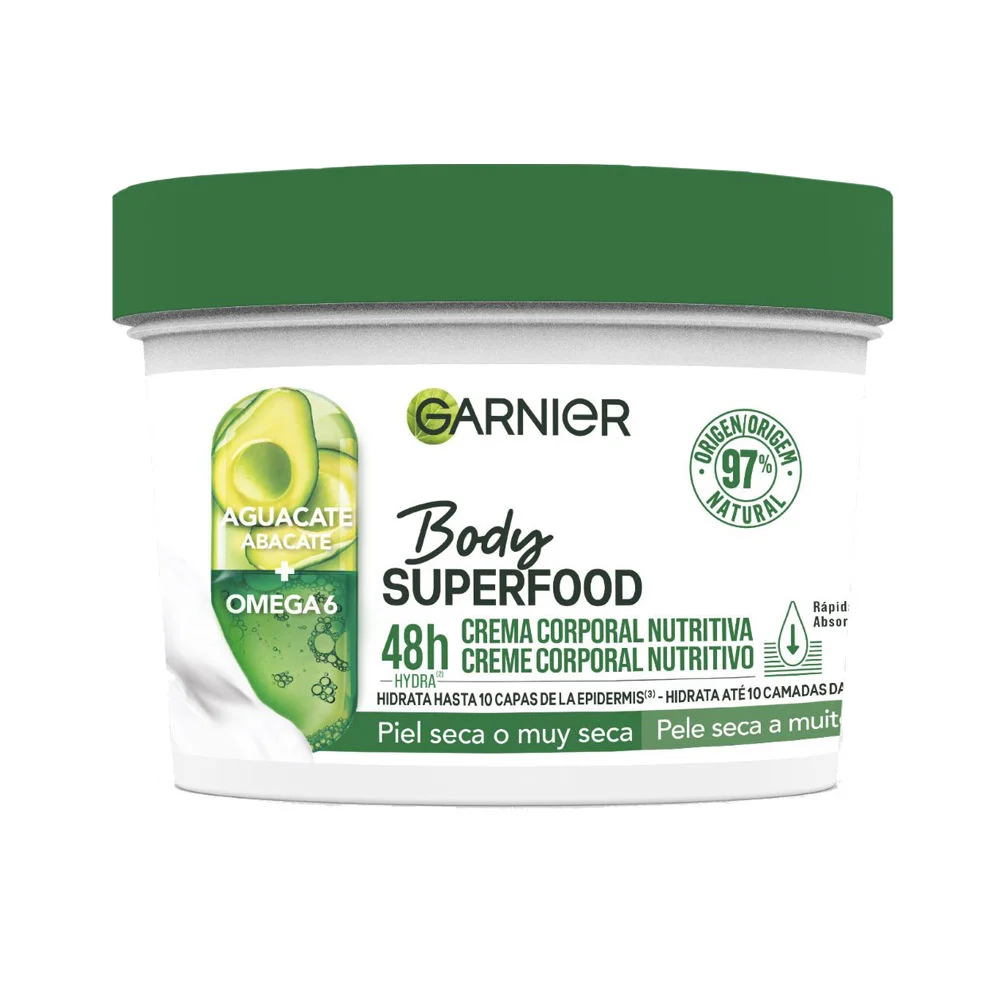 BODY SUPERFOOD AVOCADO crema corpo nutriente per pelli da secche a molto secche